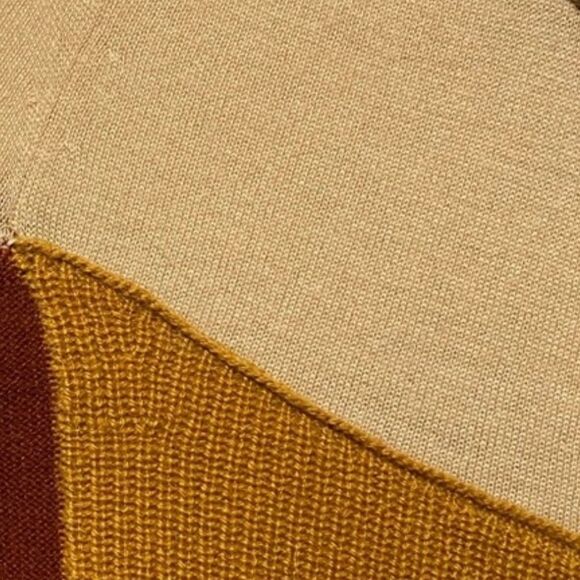 100% Cashmere Colorblocked Marc By Marc Jacobs Cardigan Sweater - Picture 8 of 8